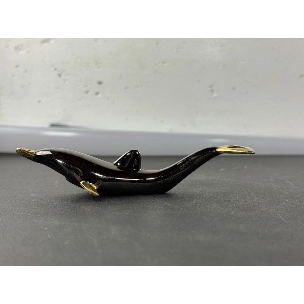 Vintage Brass Gold Dolphin‎ Nautical Figural Beer Bottle Opener Barware Germany